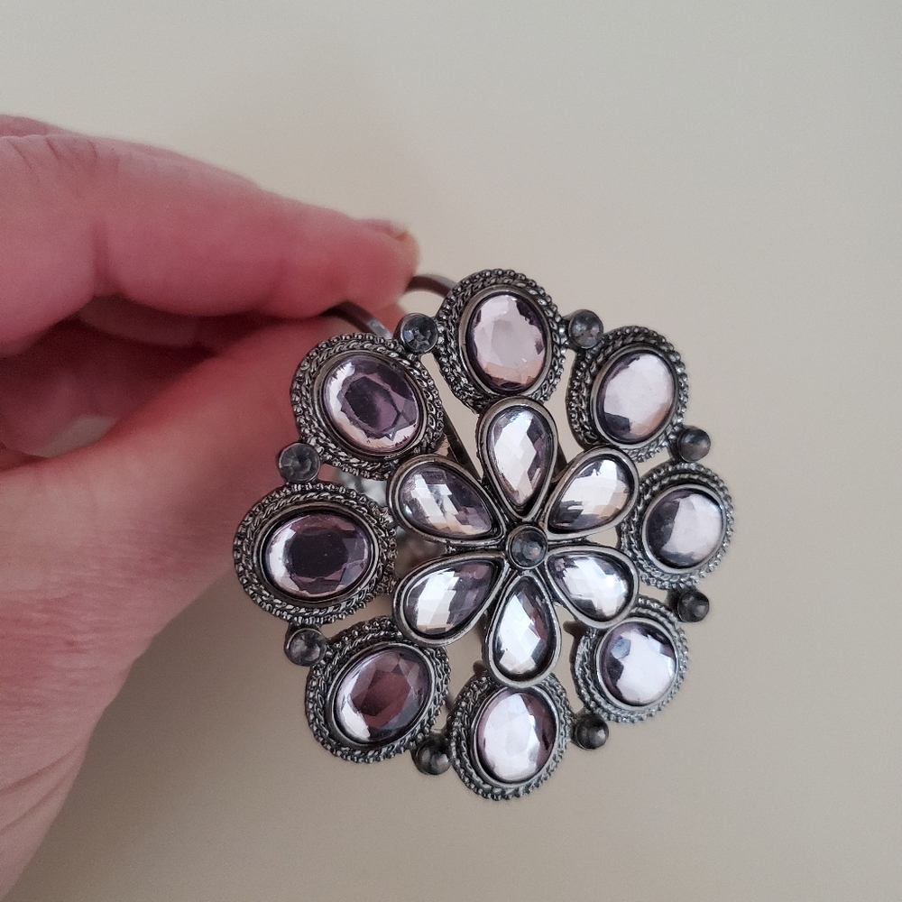 Maurices bejeweled Bangle Bracelet black